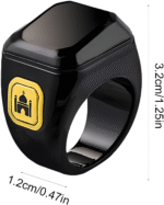 ⁦عرض قطعتين  خاتم التسبيح الالكتروني مقاس 18 - 22⁩ - الصورة ⁦9⁩